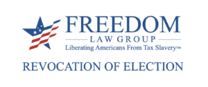 Revocation of Election affidavit and IRS Form 1040 explanation